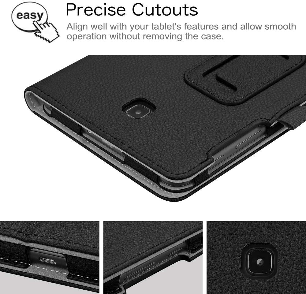 Folio Case for Samsung Galaxy Tab A 8.0 2018 SM-T387 Leather Slim Stand Cover