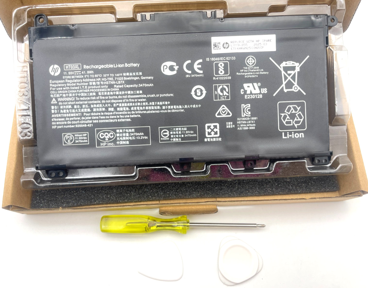 OEM 41.9Wh HT03XL HSTNN-DB8R Battery For HP Pavilion 240 G7,245 G7,250 G7,255 G7