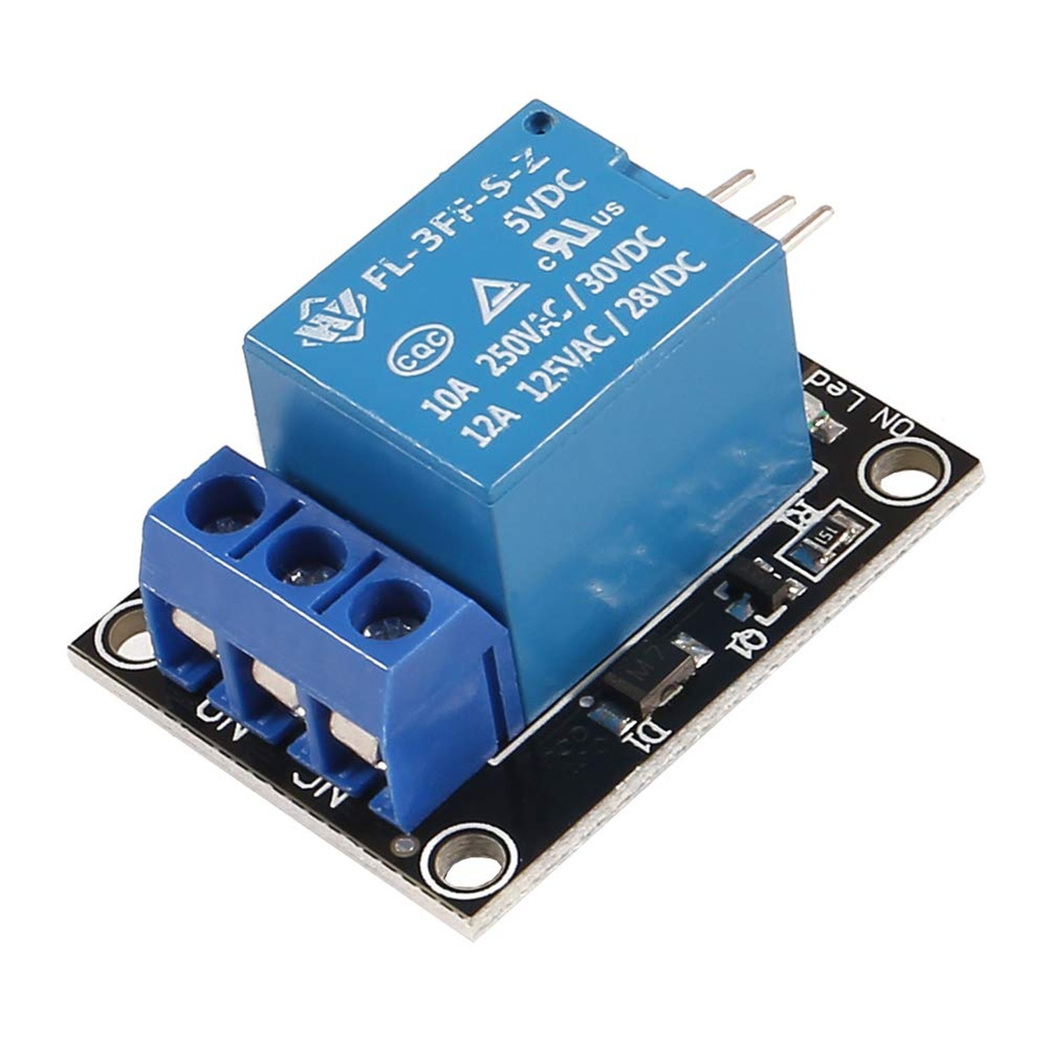 1 Channel Relay Shield Module, 3PCS DC 5V Indicator Light LED Module for Ardu…