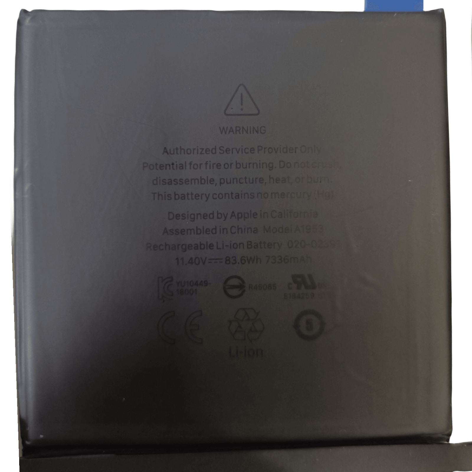 Genuine A1953 A1990 Battery For Apple MacBook Pro 15” Mid 2018 2019 EMC 3215 US