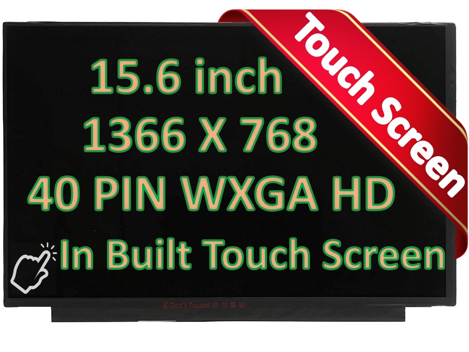 New HP 15-FD0005DX 15-fc0255nr Touch Screen 15.6″ HD LCD PN N41933-001 1366×768