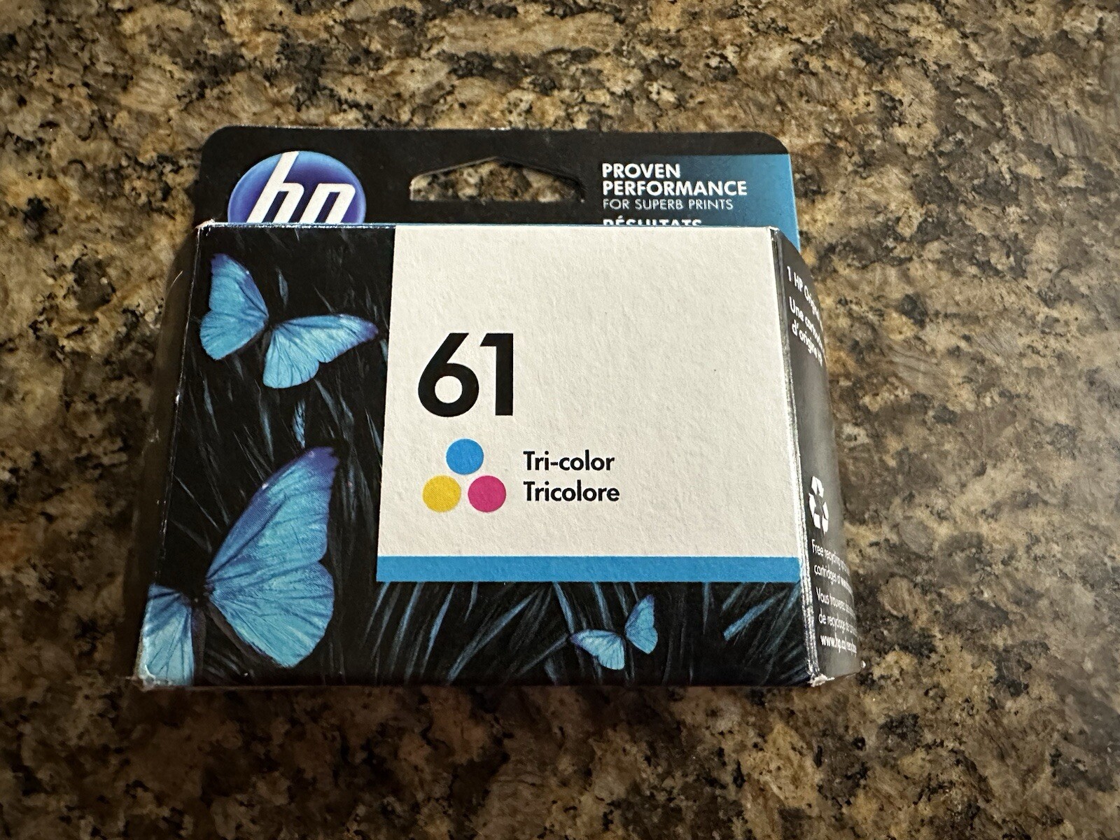 HP 61 Original Tri-Color Ink Cartridge New Unopened Malaysia 2022