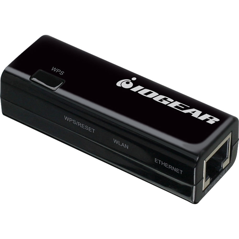 IOGEAR Universal RJ-45 Ethernet to Wi-Fi Wireless Adapter Dongle with WPS