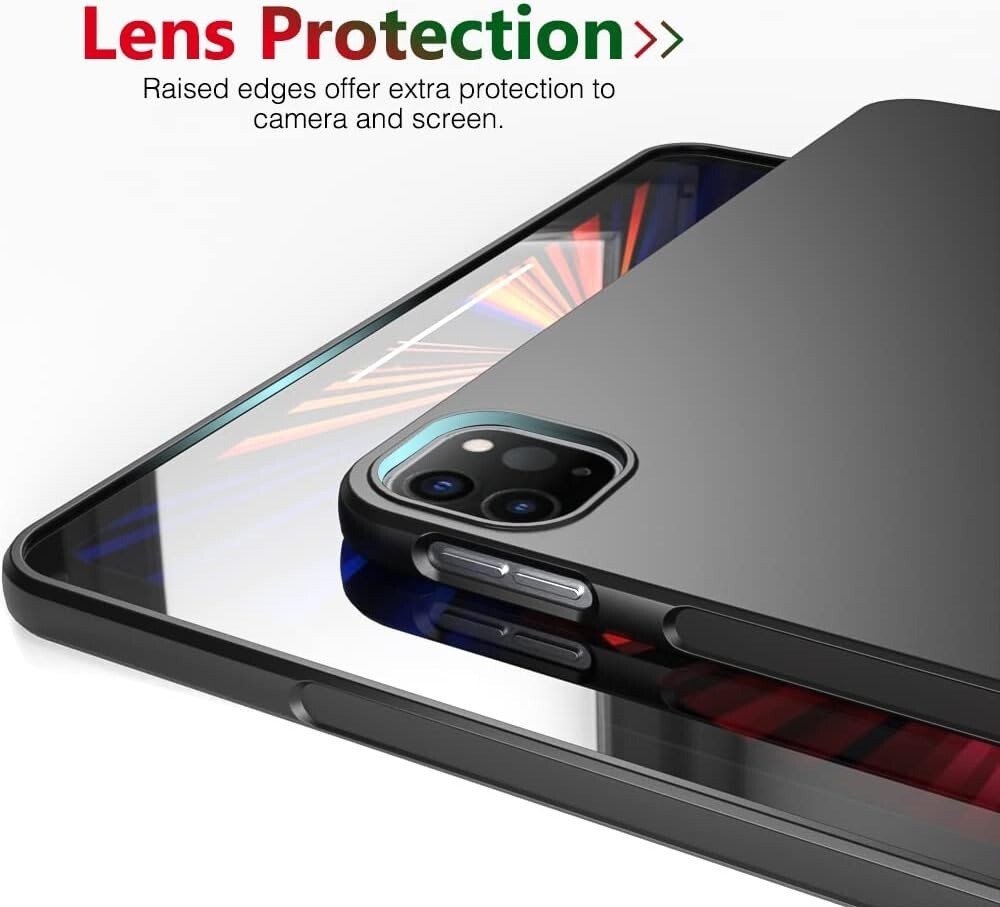 iPad Pro 12.9 in 6th/5th/4th Gen Case 2022/2021/2020 Thin Soft Protective Cover