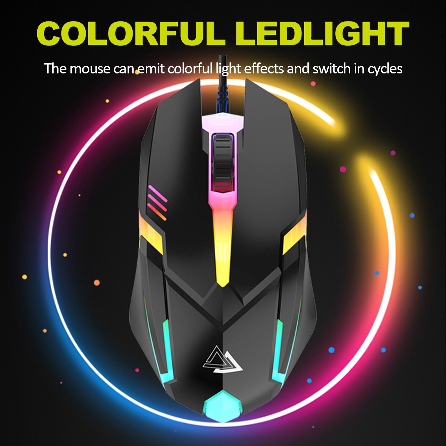 Gaming Keyboard and Mouse RGB Backlit Gaming Keyboard and Gaming Mouse Value Set