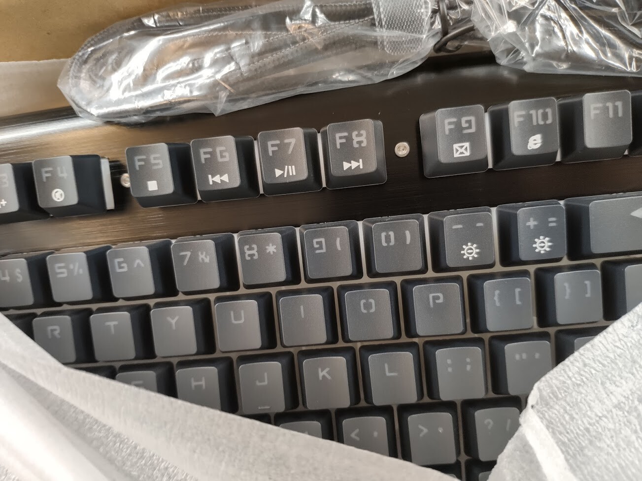 EnergyPal FireBold P360 Backlit Wired Gaming Keyboard with a Mechanical-Feel