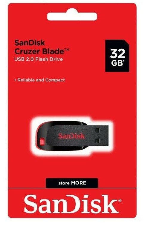 Sandisk 8GB 16GB 32GB 64GB 128GB Cruzer Blade Flash Drive Memory Stick USB Lot
