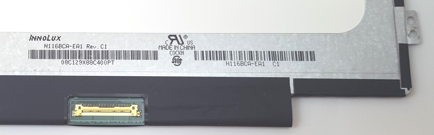 Innolux 11.6″ 1366×768 HD 30pin Laptop Matte LCD Display Screen N116BCA-EA1