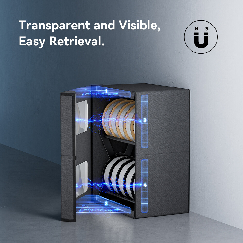 Creality Filament Storage Box Large Storage Capacity Holder with 10KG Hyper PLA