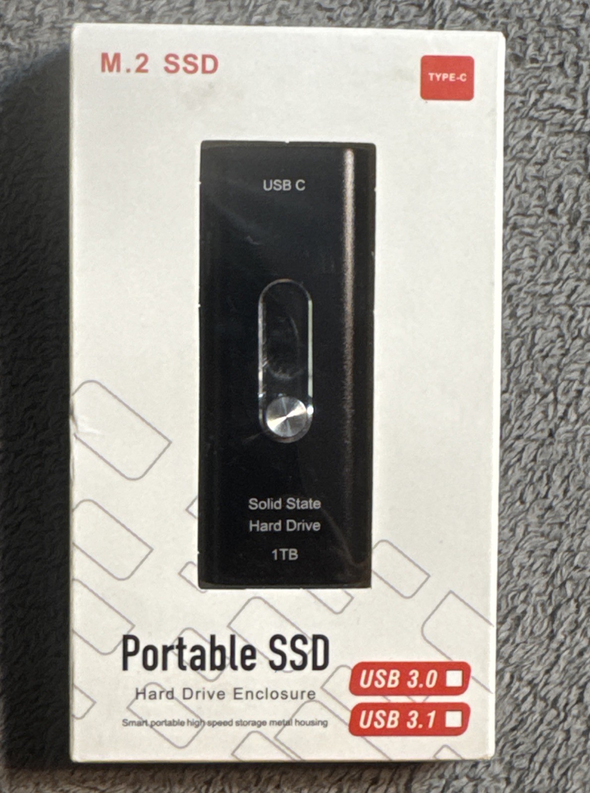 M.2 SSD Portable SSD 1TB Mobile Storage USB 3.1 Type – C