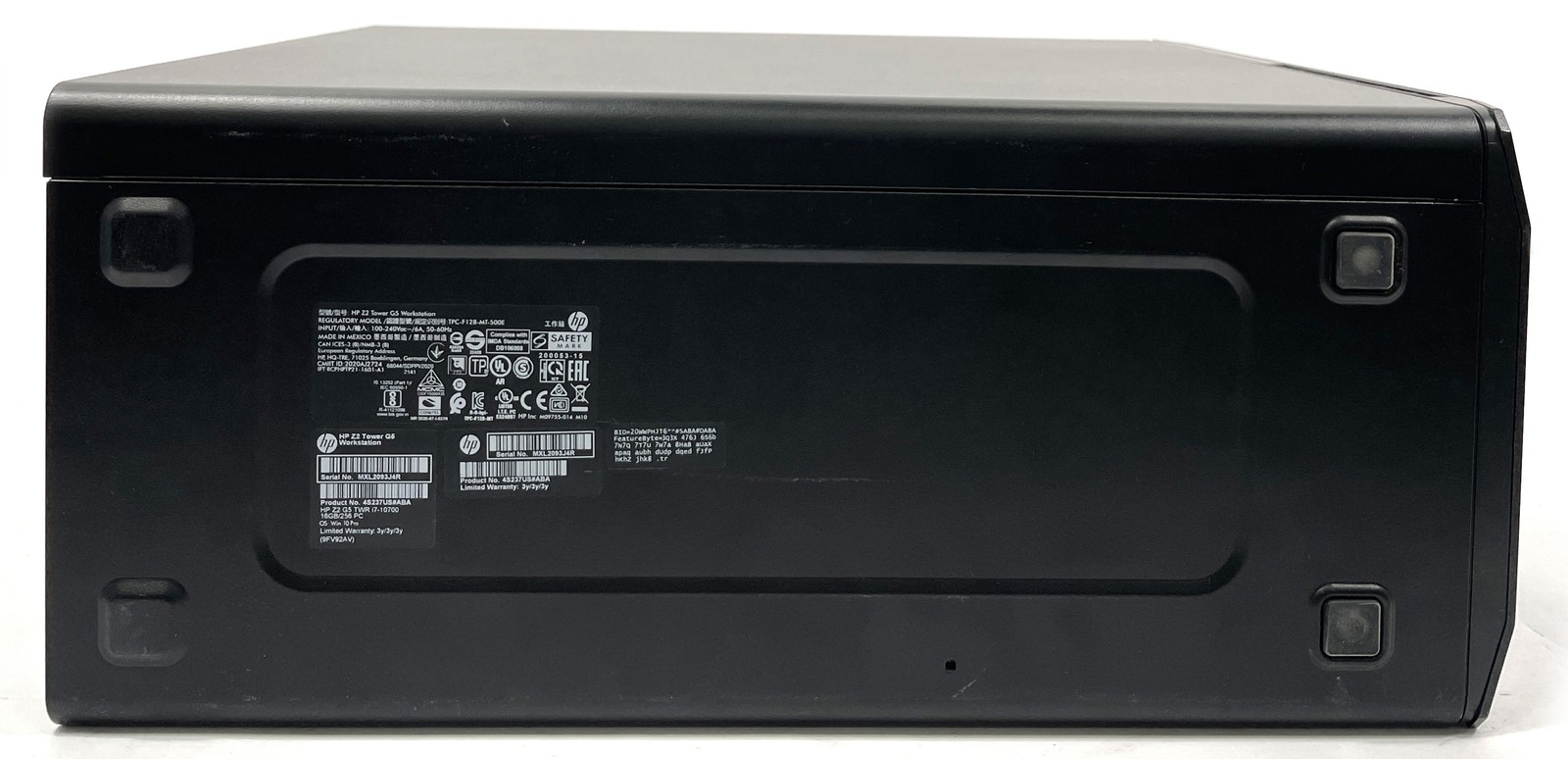 HP Workstation Z2 G5 Desktop i7-10700 256GB SSD 16GB RAM DVD-R – Win 11 – Desc