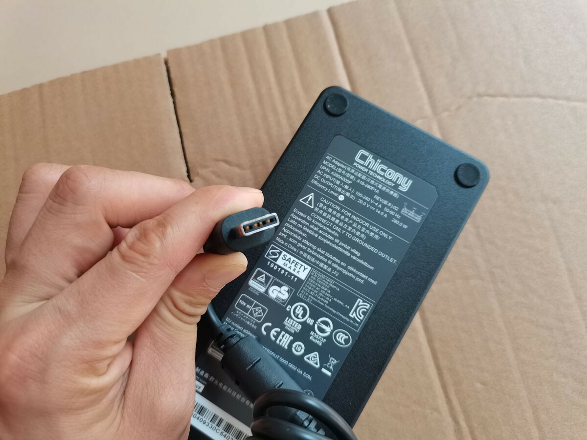 For MSI GE66 Raider 10SFS-048 Original A18-280P1A 20V 14A 190191-11 280W Adapter