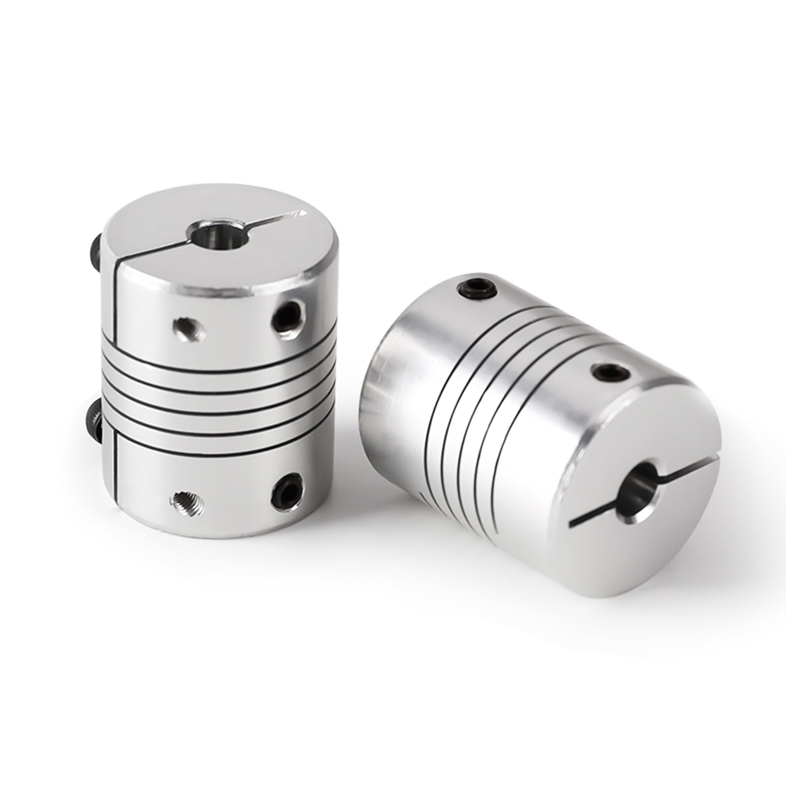 8mm to 10mm Stepper Motor Shaft Coupling 2 PCS 30mm Length Aluminum Alloy