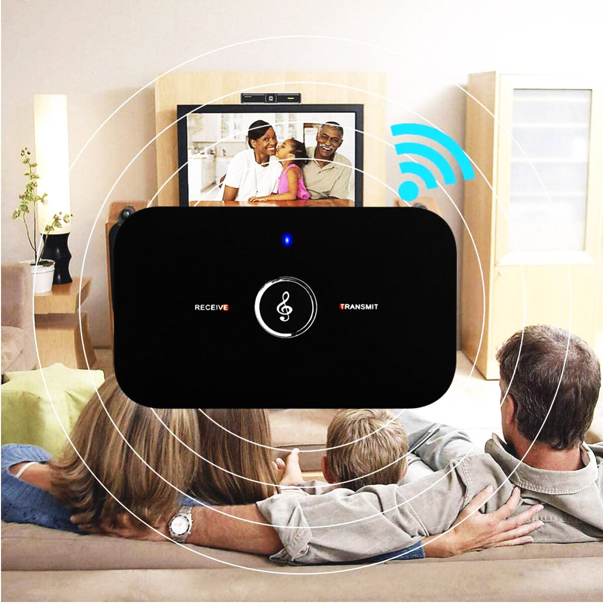 2-IN-1 Bluetooth Receiver & Transmitter Wireless RCA to 3.5mm Aux Audio Adapter