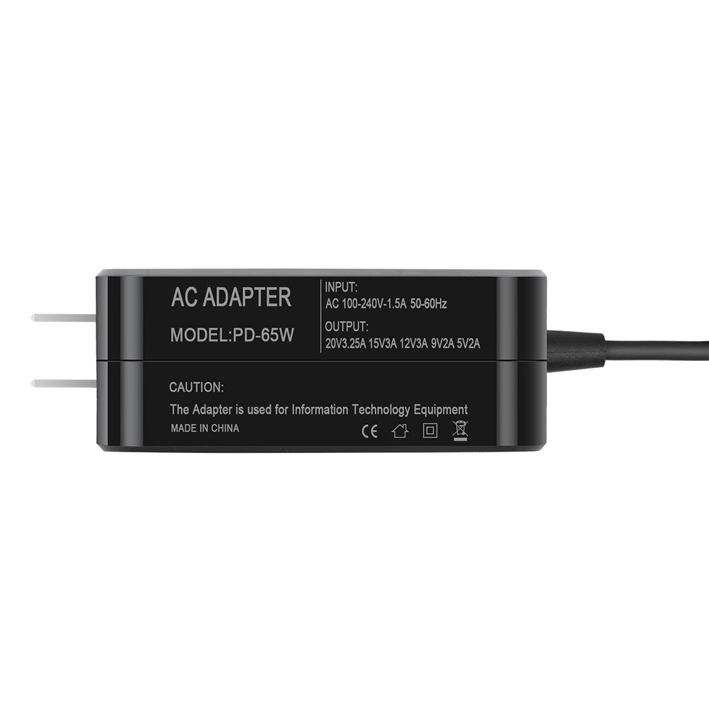 65W USB-C Type-C AC Adapter Charger For Lenovo ADLX65YLC3A ADLX65YDC2A Power PSU