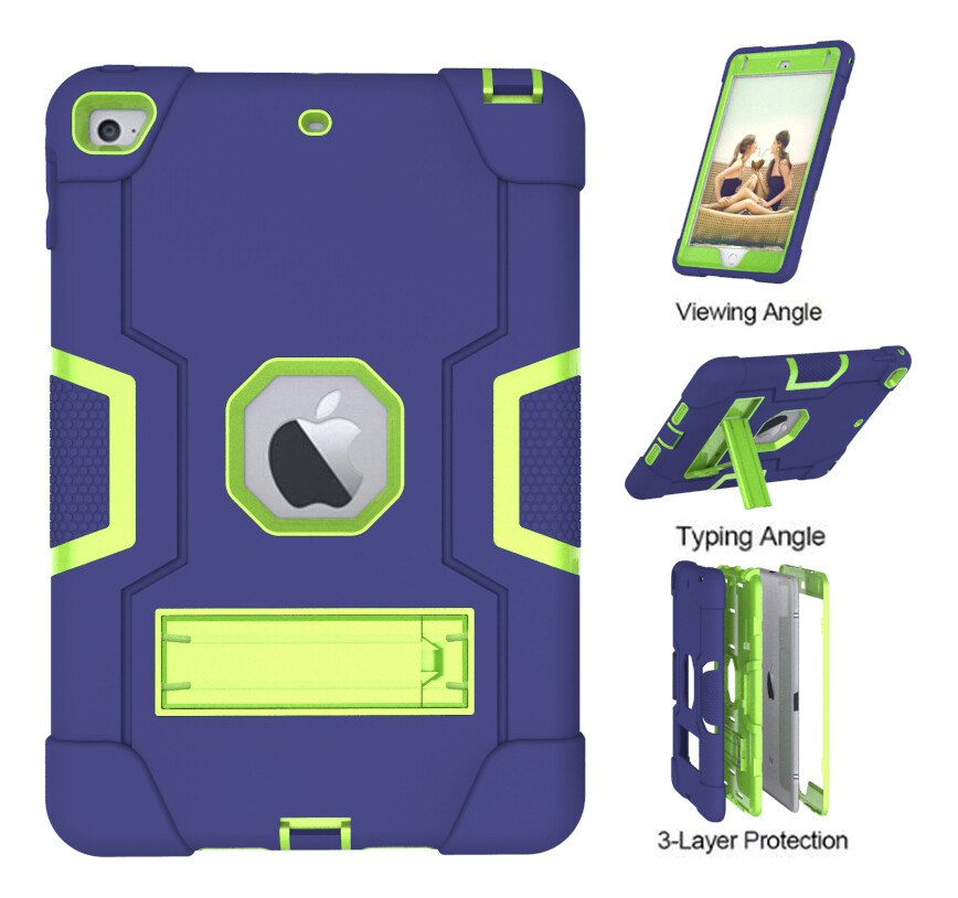for iPad 2nd 3rd 4th 5th 6th 7th 9th Gen Shockproof Heavy Duty Case Stand Cover