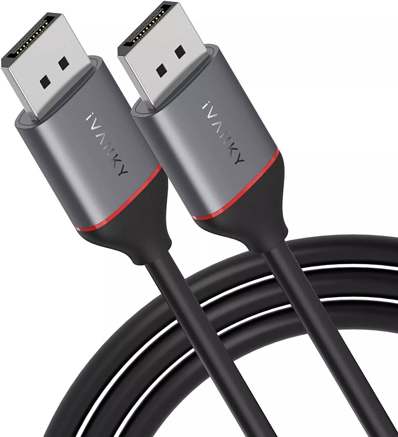 DisplayPort to Display Port Cable DP Male to Male Cord 4K HD Latches 6.6ft