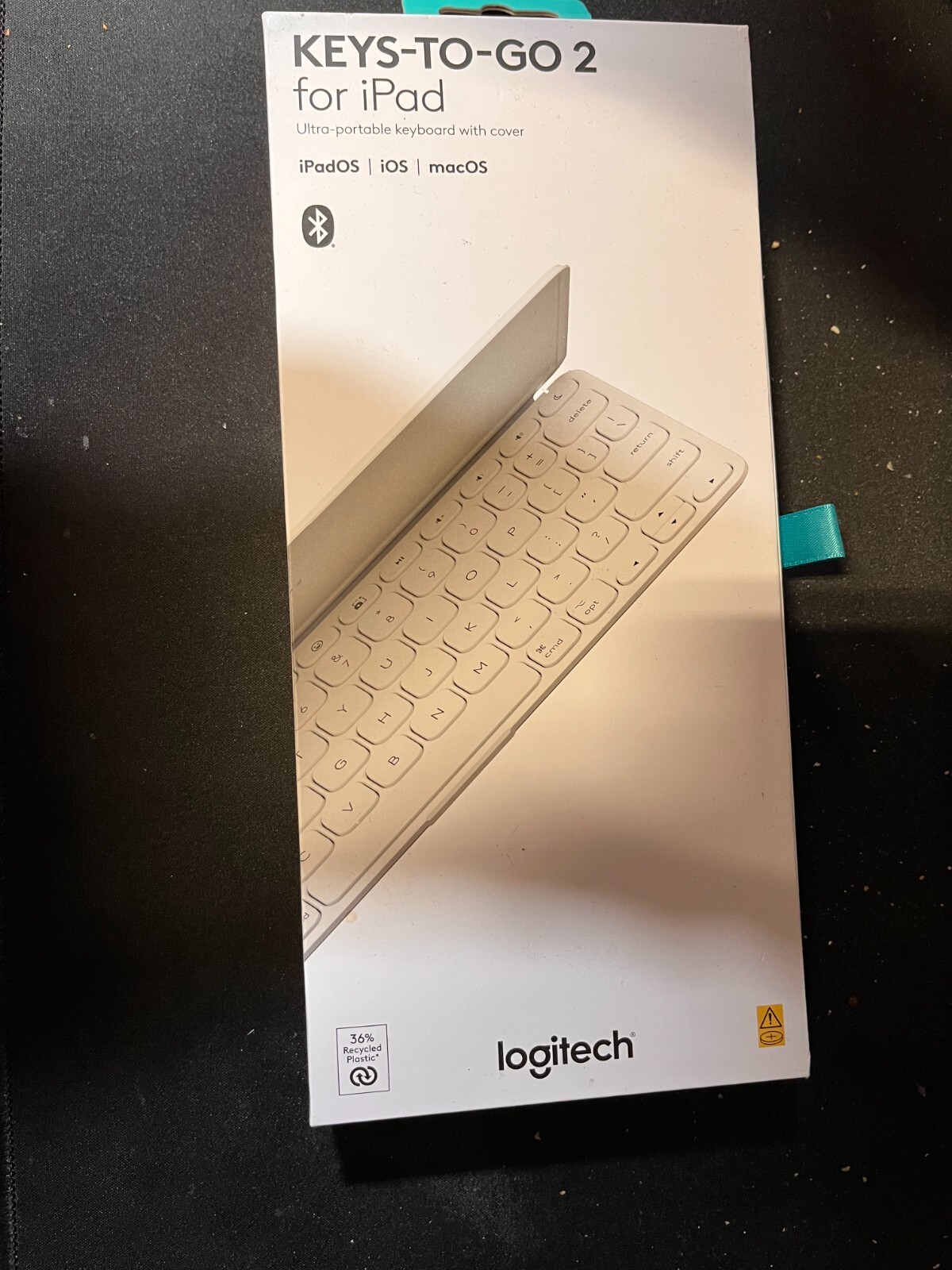 Logitech Keys-to-GO 2 Portable Wireless iPad Keyboard – Pale Grey