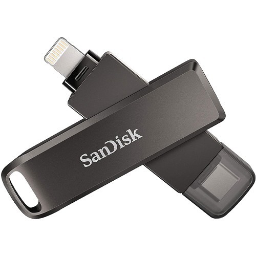 Sandisk Phone Flash Drives for iPhone – Lightning & USB-C – 64GB & 128GB SDIX70N