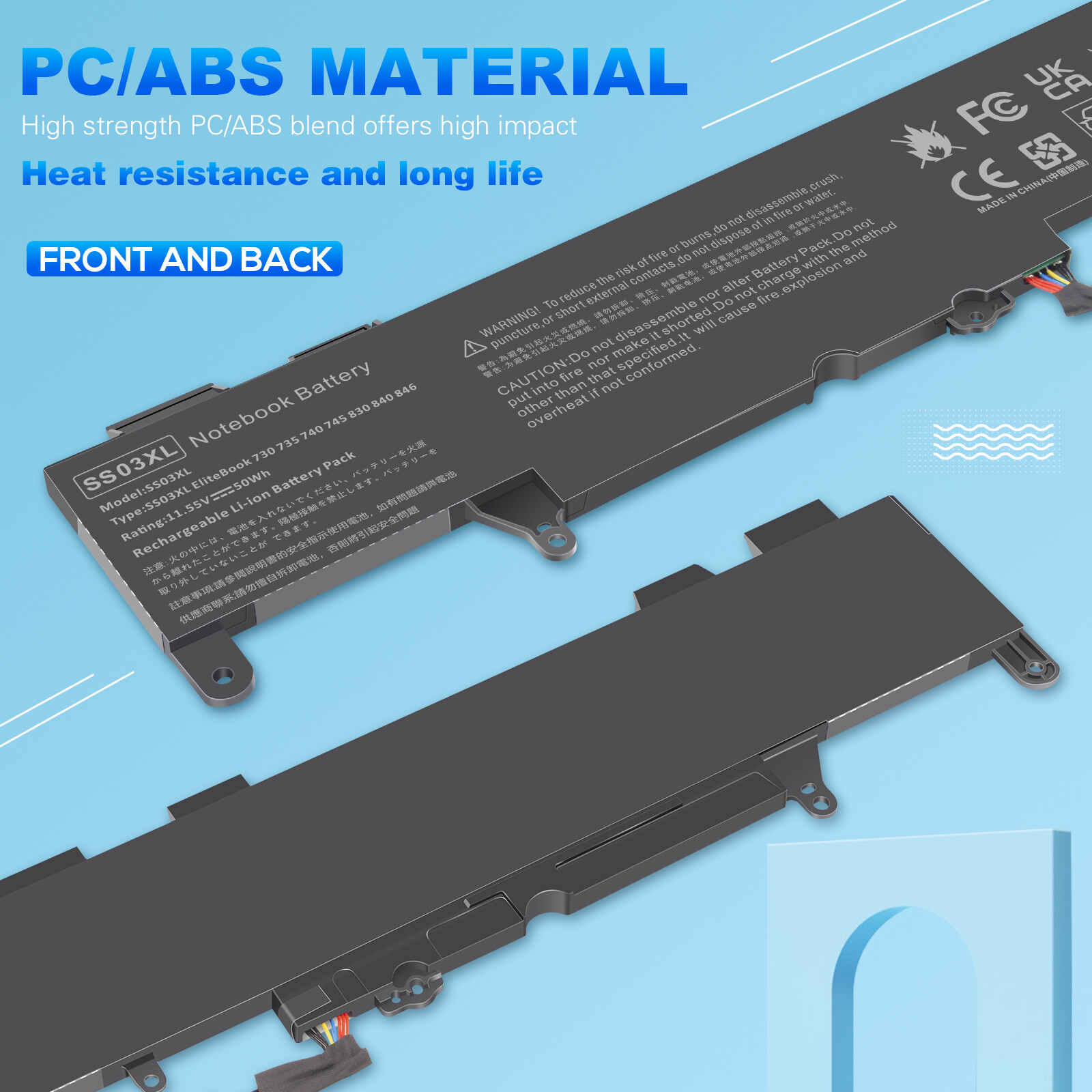 SS03XL Battery 933321-855 For HP EliteBook 840 G5 G6 730 740 G5 HSN-I12C 11.55 V