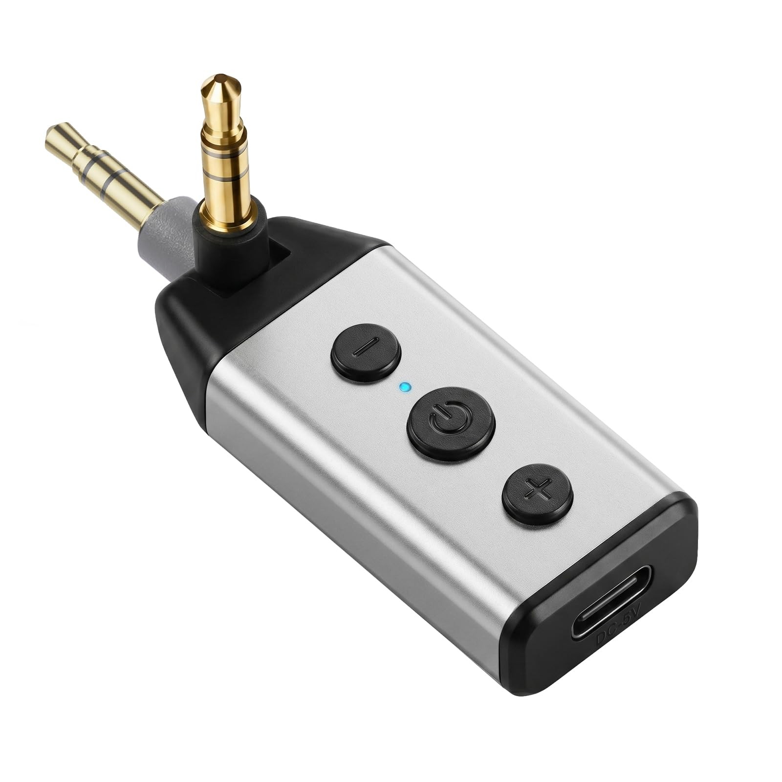 B04 Bluetooth 5.4 Car Adapter, 180° Rotatable AUX Audio Receiver, Hands-Free …