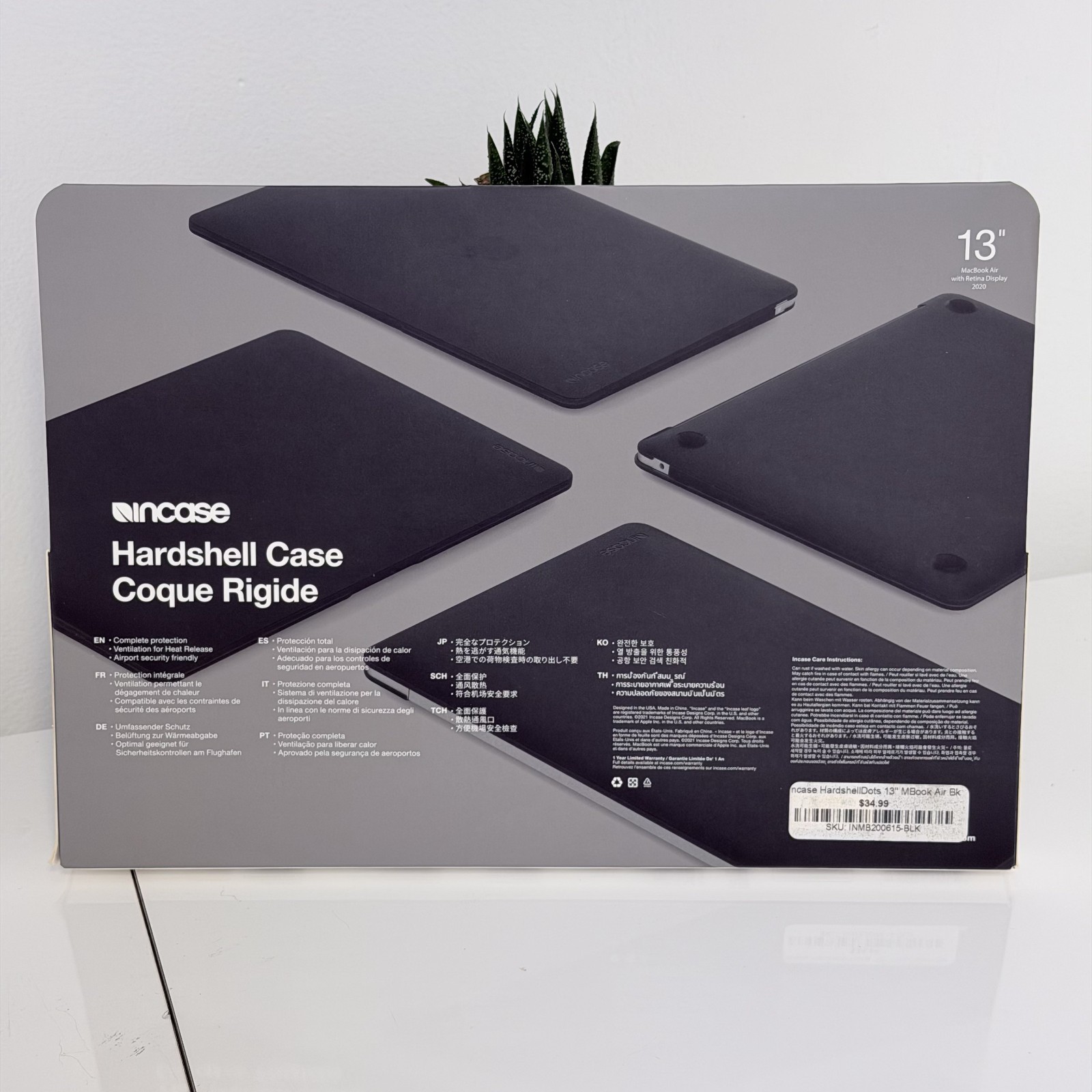 New Incase Hardshell Case for 2020 13″ MacBook Air with Retina Display Black