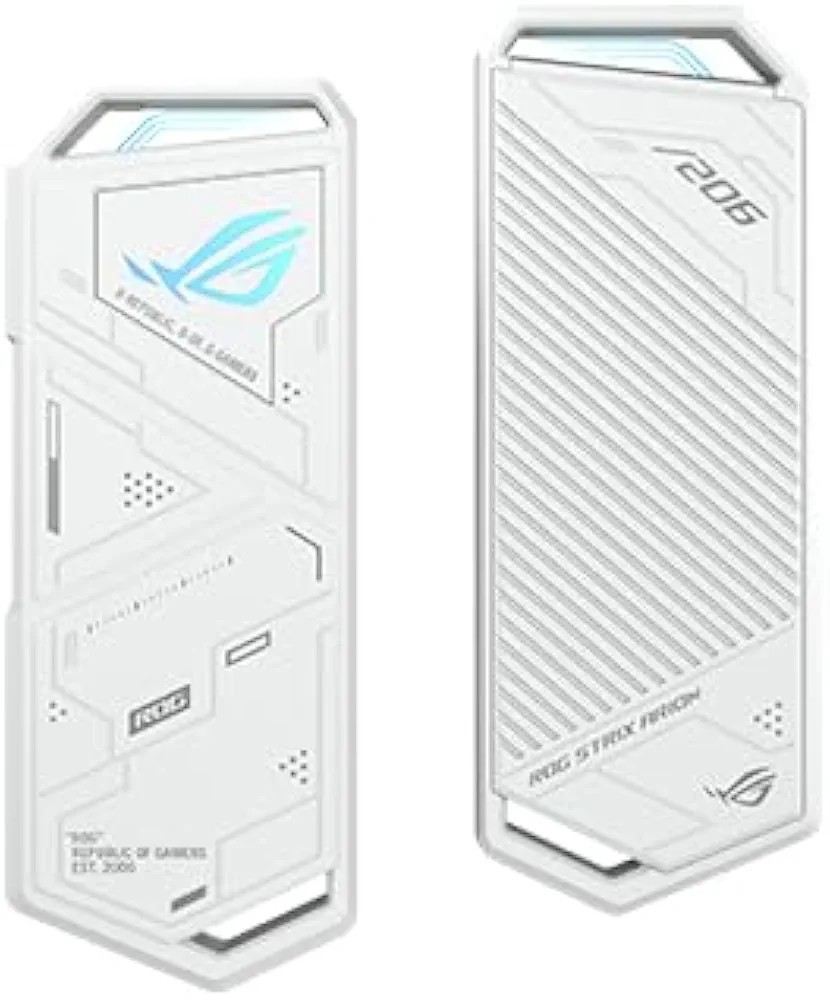 ASUS ROG Strix Arion ESD-S1C USB 3.2 M.2 NVMe SSD Enclosure White Aura Sync