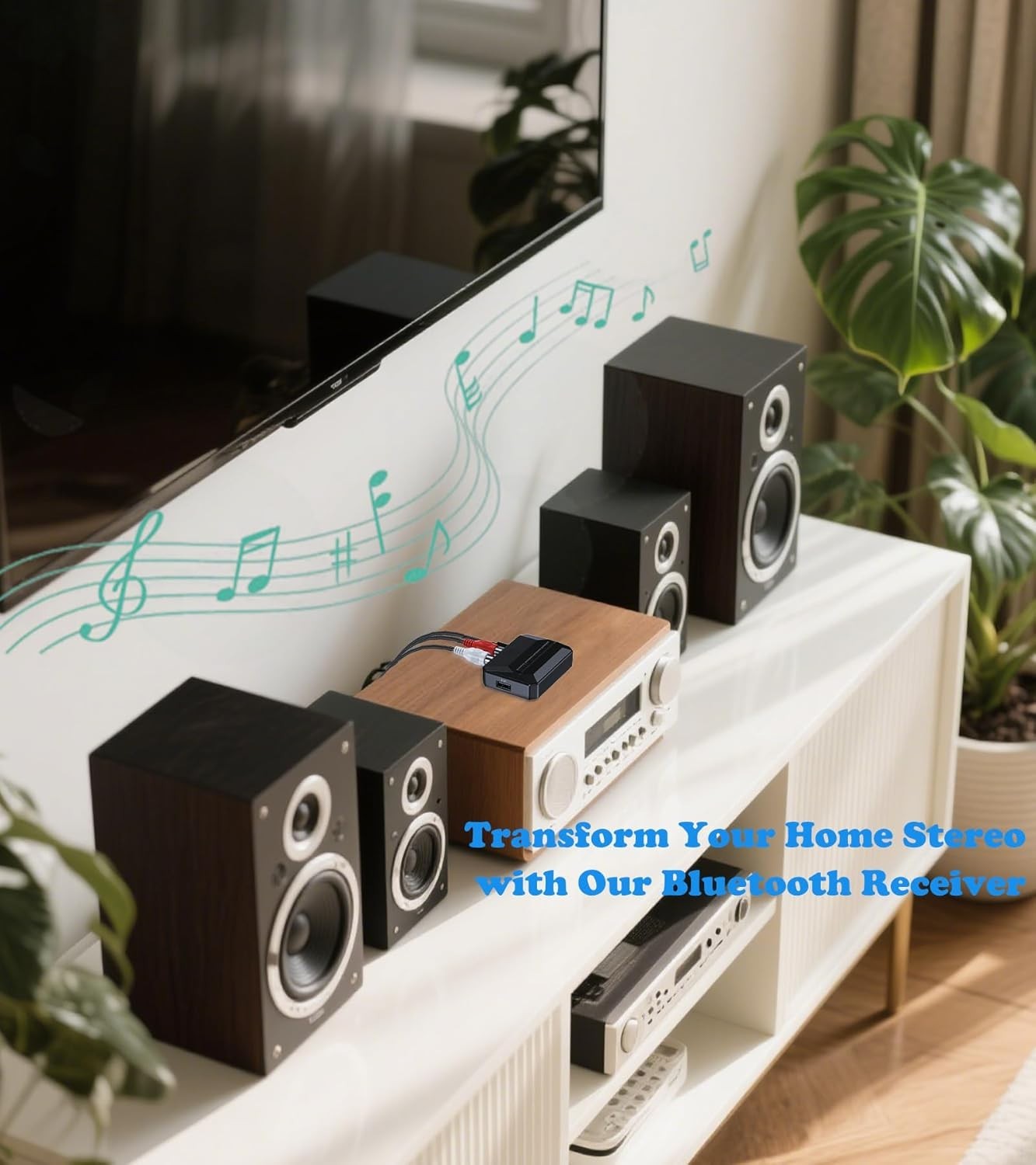 Upgrade Your Vintage Audio: NFC-Enabled Bluetooth Receiver for RCA & 3.5mm