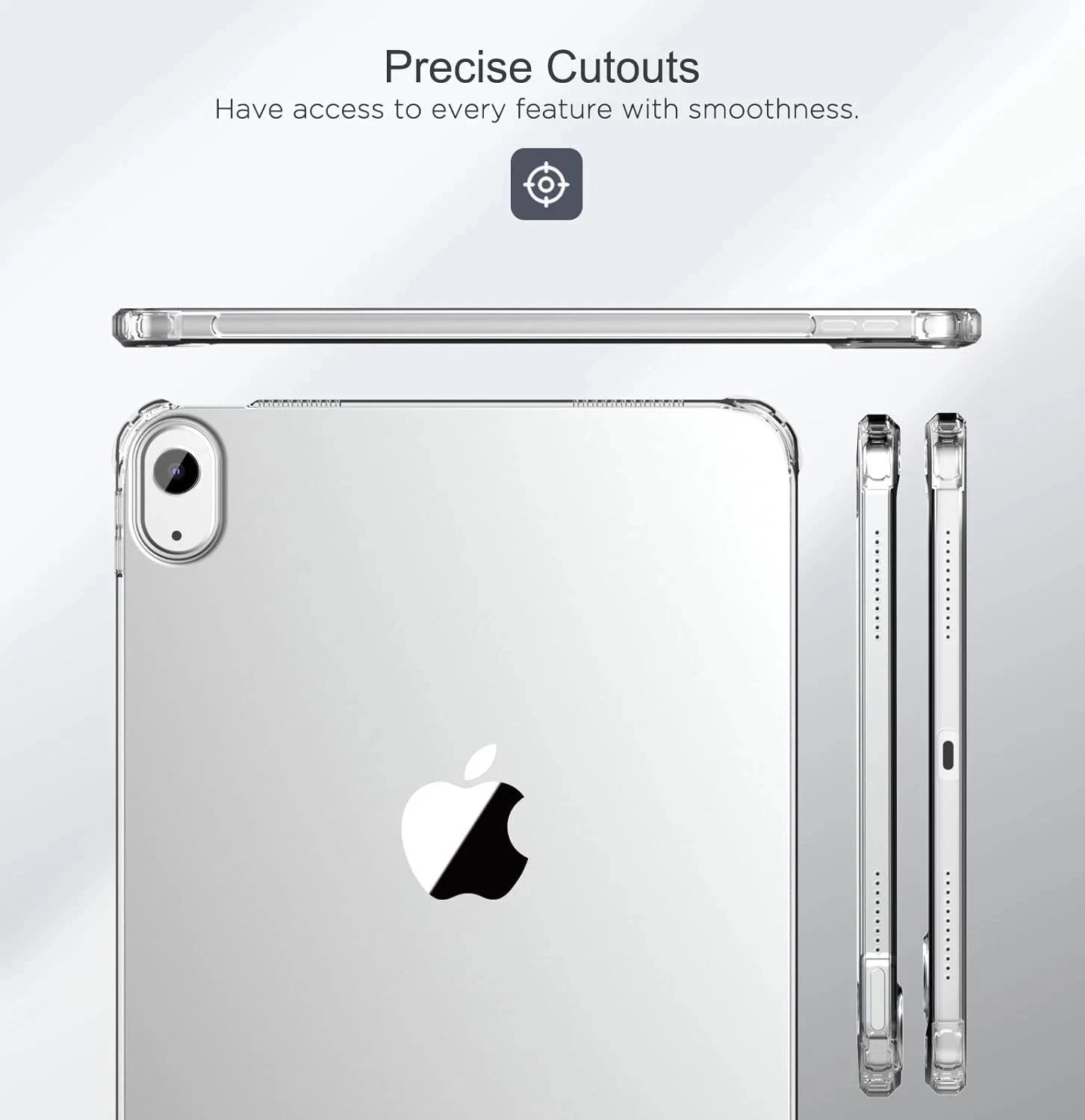 Clear Case for iPad (A16) 11Th Generation 2025 TPU Slim Shockproof Tablet Cover