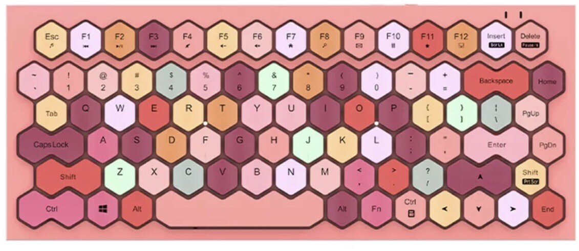 Mofii Phoneix BT Keyboard Mixed Color 83 Mini Portable Girls P3X8 Free Ship 🔥