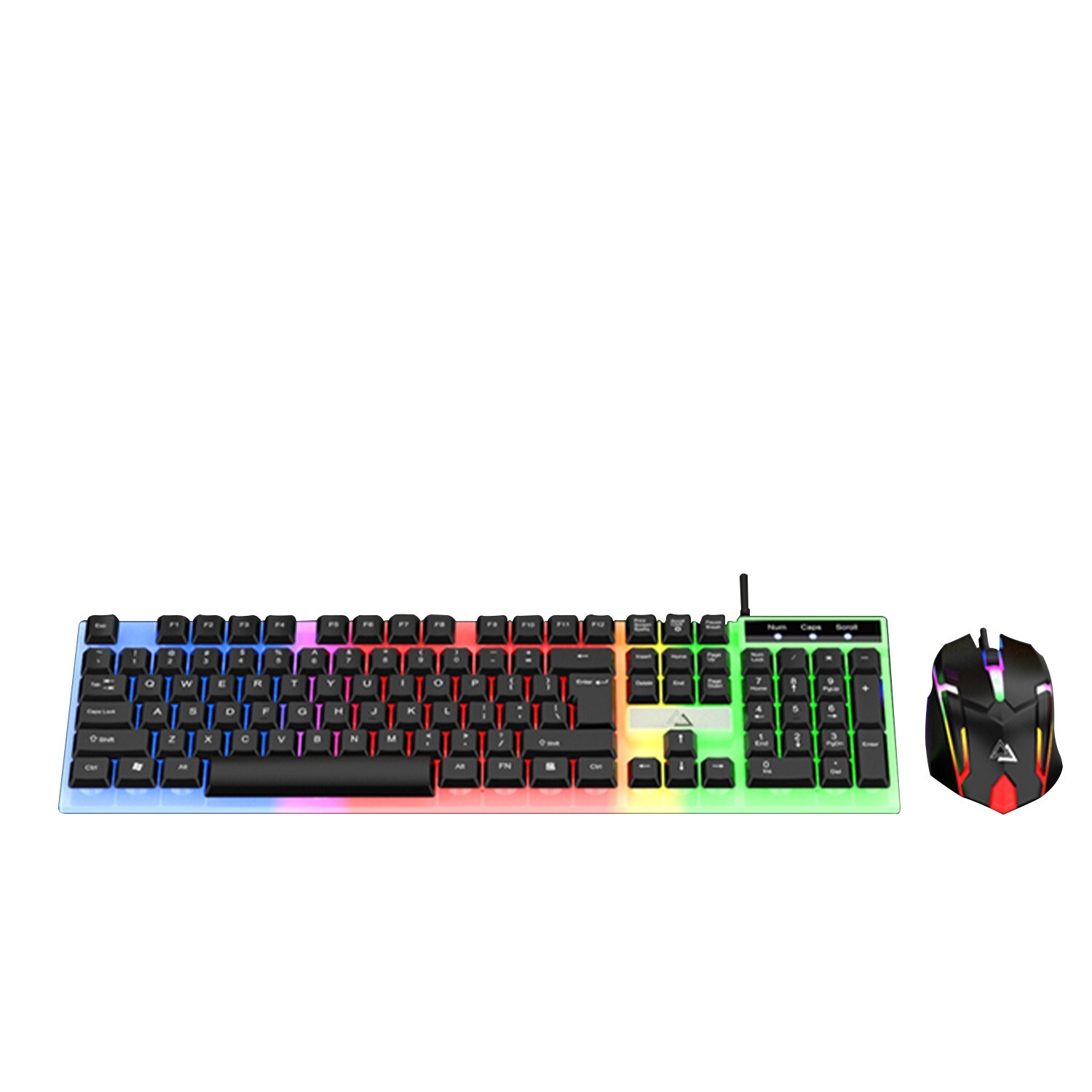 Gaming Keyboard and Mouse RGB Backlit Gaming Keyboard and Gaming Mouse Value Set