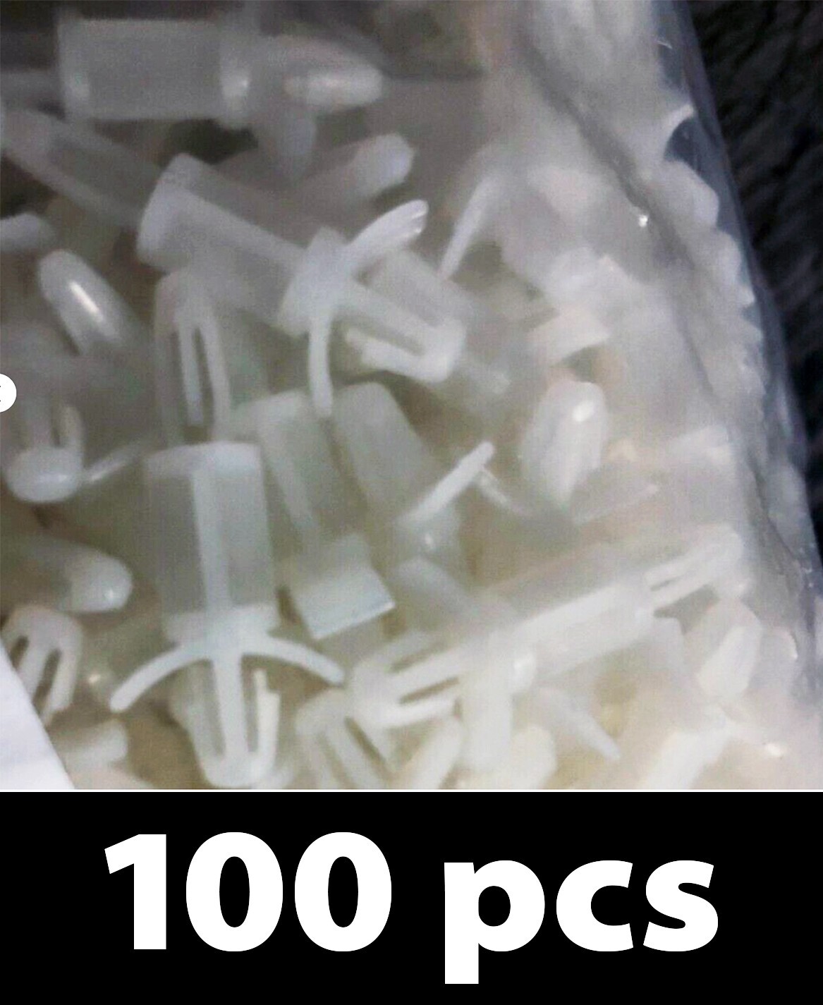 100 pcs Essentra LCBSA-3-8-01 Board Support Snap Lock, 1/2″ Spacer Length