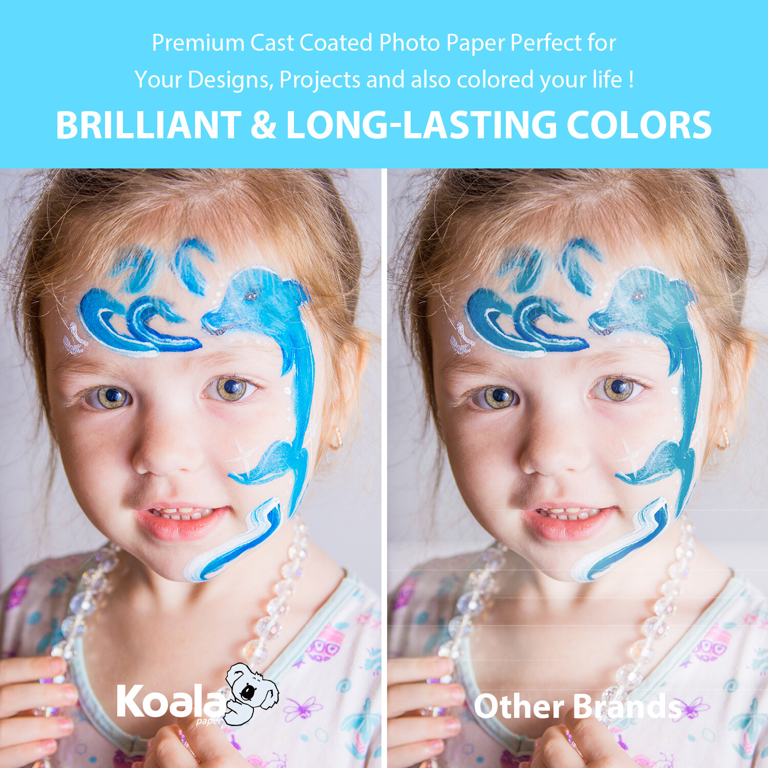 Koala Premium Photo Paper 4×6 Glossy 400 Sheet 48lb 180g Inkjet Printer Epson HP