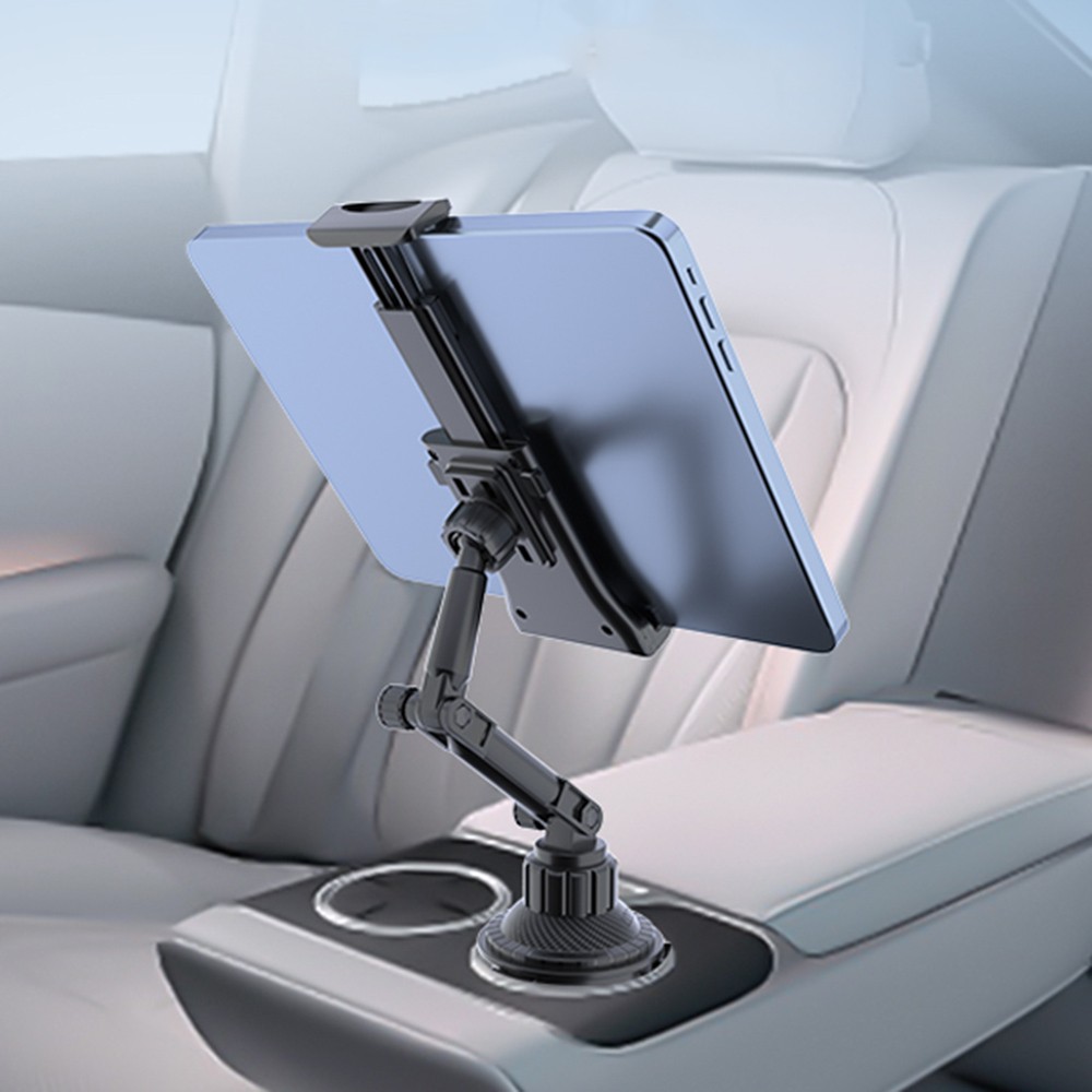 Universal Car Cup Holder Cellphone Mount Stand for iPhone iPad Tablet 4.7″-12.9″