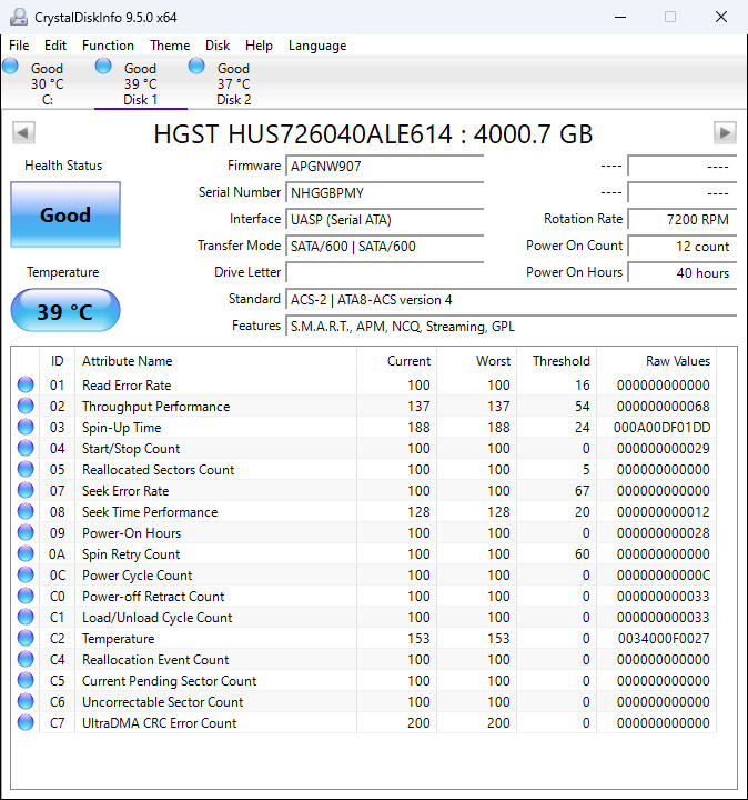 G-Technology 8TB G-RAID 2-Bay Thunderbolt 3 RAID Array Drive PN (0G05748) T8 E11