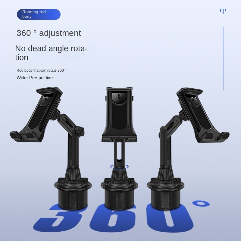 Car Cup Holder Stand Universal For Cell Phone Adjustable Height & Multi-Angle US