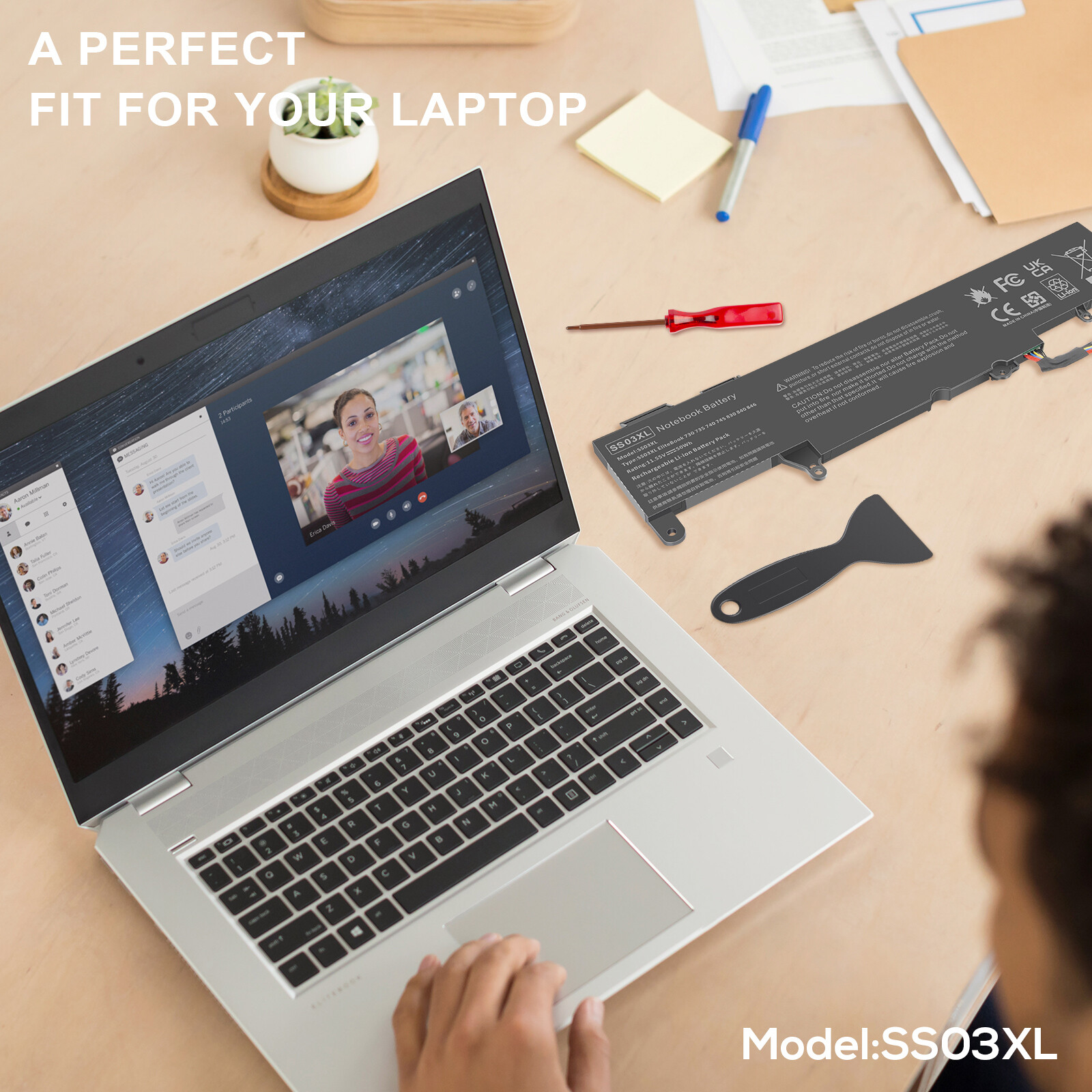 SS03XL Battery 933321-855 For HP EliteBook 840 G5 G6 730 740 G5 HSN-I12C 11.55 V