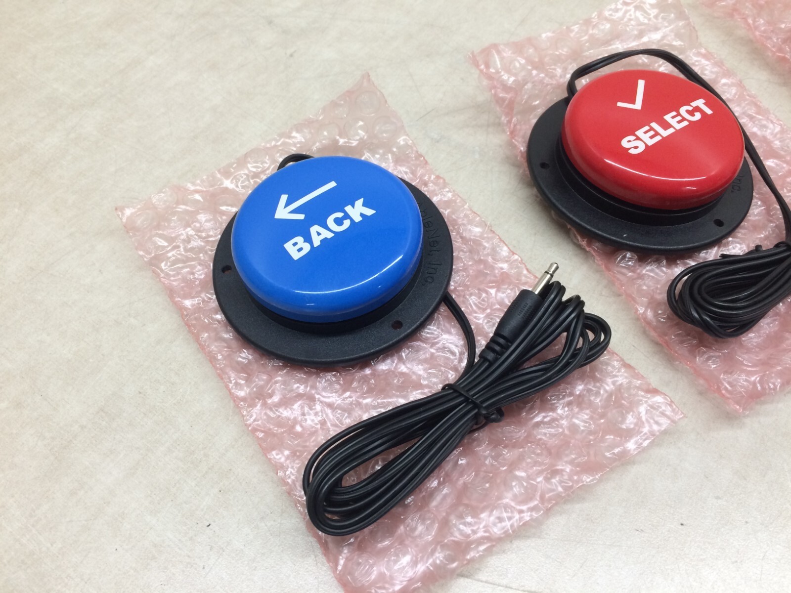 Lot of 3 Ablenet Inc Jelly Bean Switch RED GREEN BLUE Buttons Next Back Select