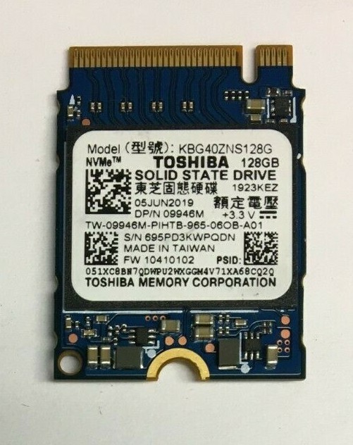 128GB M.2 PCIE NVME 2230 SSD Solid State Drive Major Brand Samsung, WD, SK Hynix