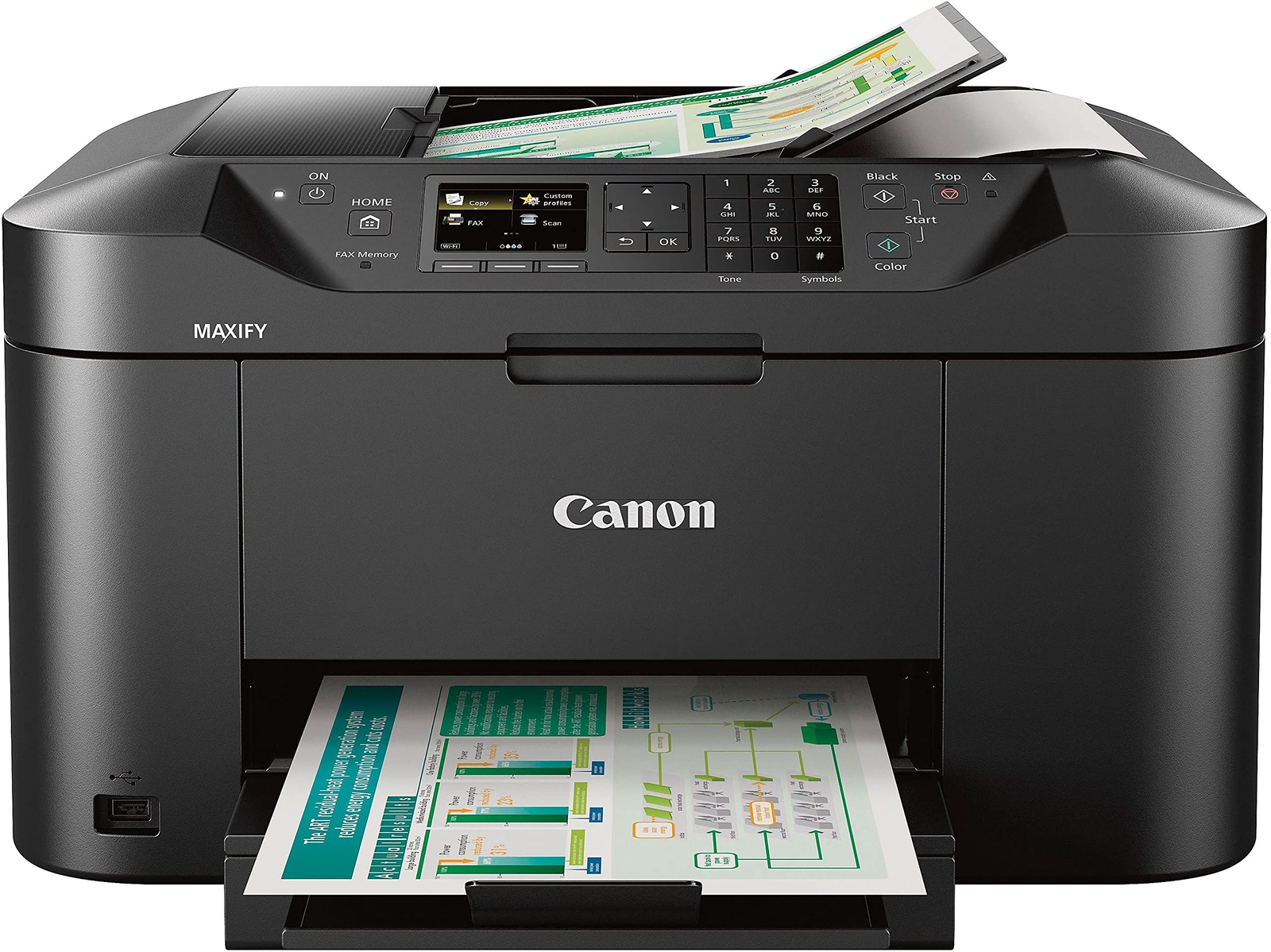Canon MAXIFY MB2120 Wireless Color Photo Printer, All In One, Print, Scan, Copy