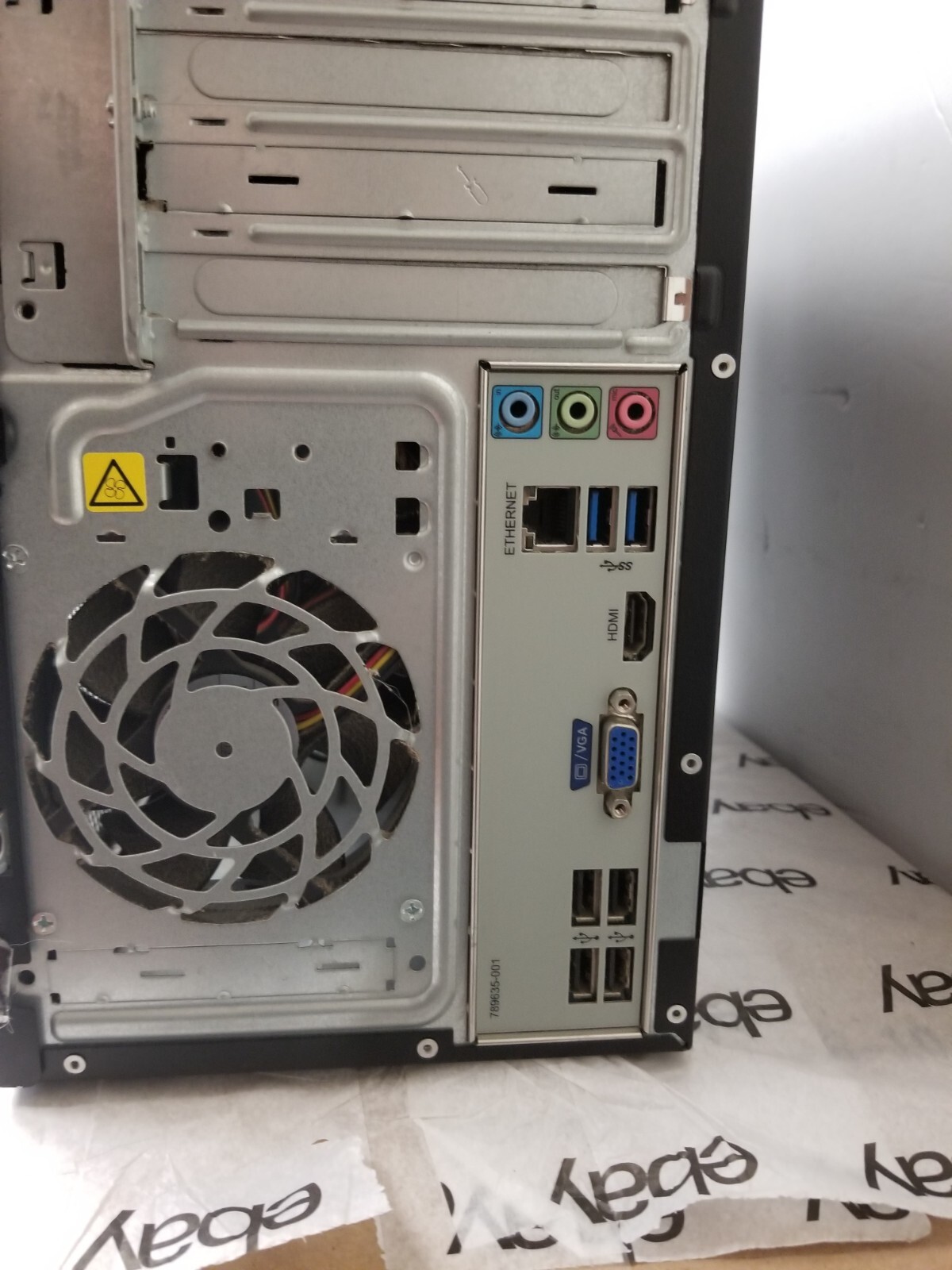 HP Pavilion Desktop 550-127C Tower Computer AMD A10-7800 8GB 0TB NO OS CADDY YES