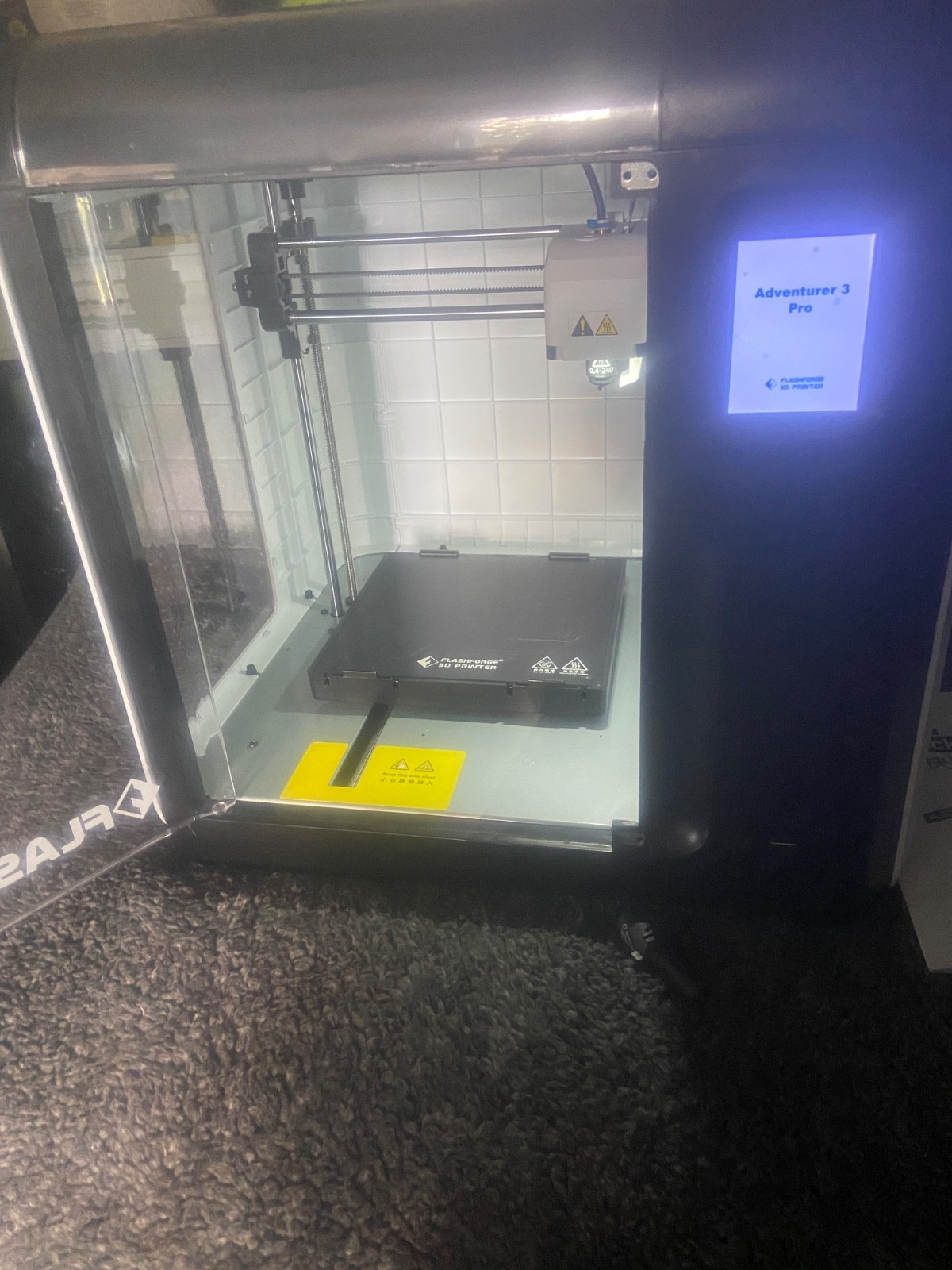 Flashforge Adventurer 3 Pro 3D Printer with Removable Nozzle – Black