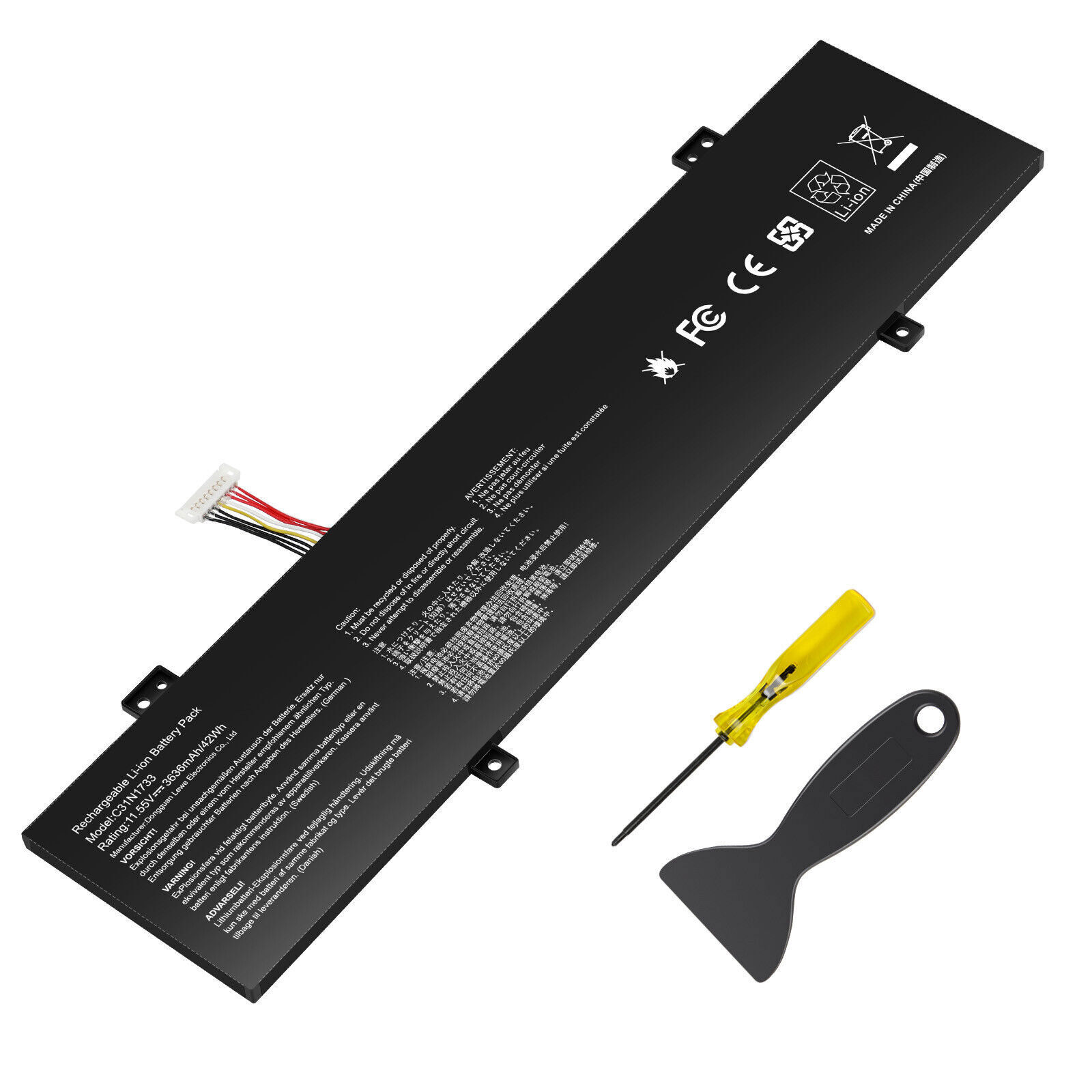 C31N1733 Battery for ASUS Vivobook Flip 14 TP412U TP412UA TP412F 42Wh 11.55V