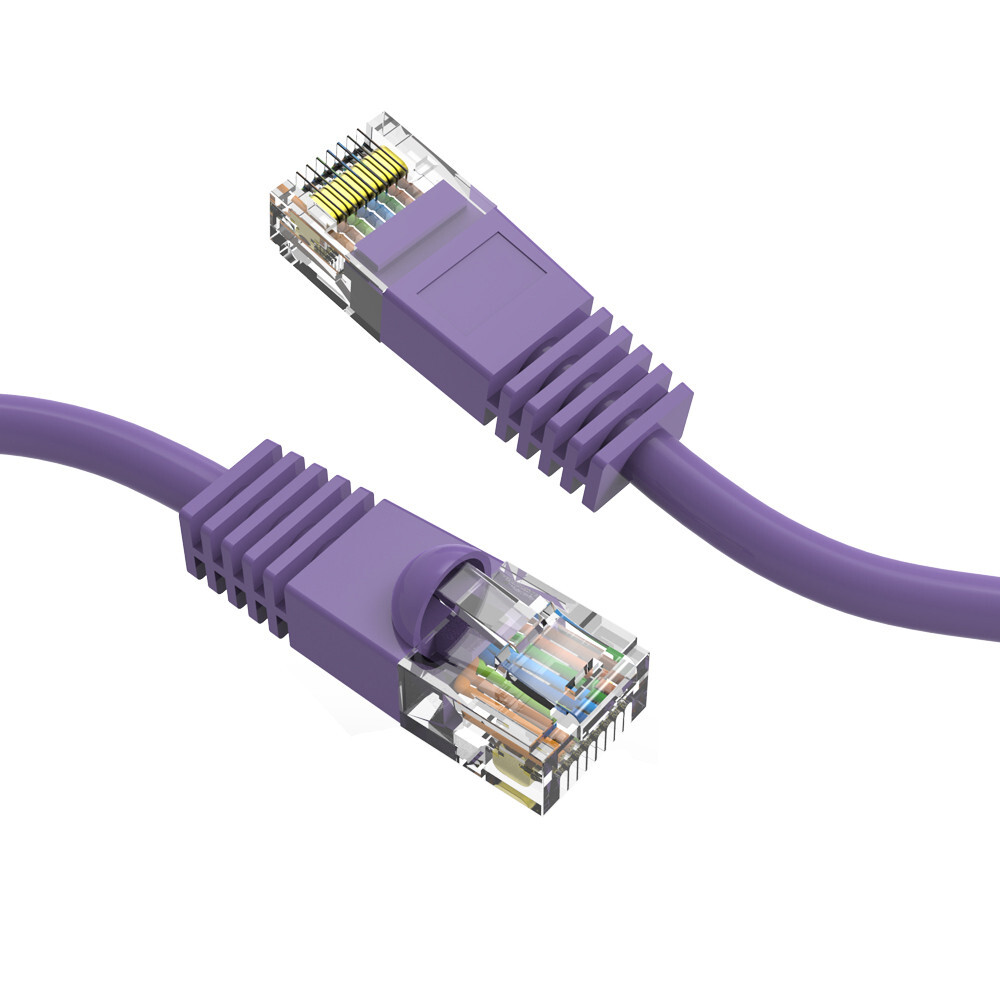 Lot of 10 – 6 INCH Cat5E Ethernet Patch Cord 9 Colors 24AWG Copper Cable