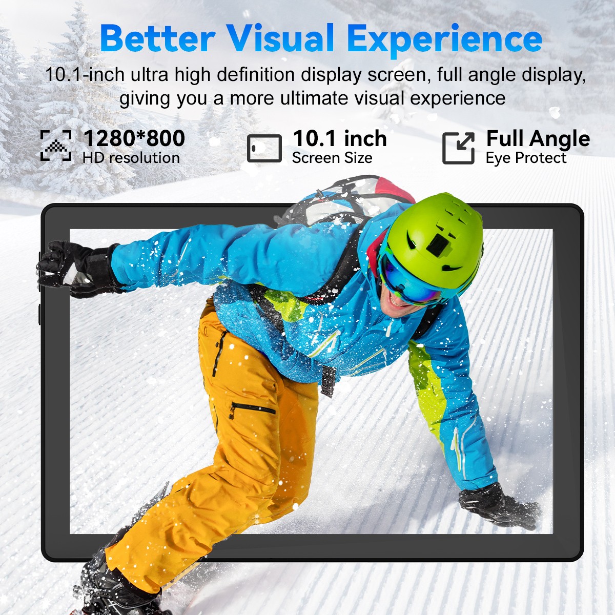 2026 Android 16 Tablet 10.1″ 34GB+128GB/1TB Octa Core 6000mAh Dual Camera Touch