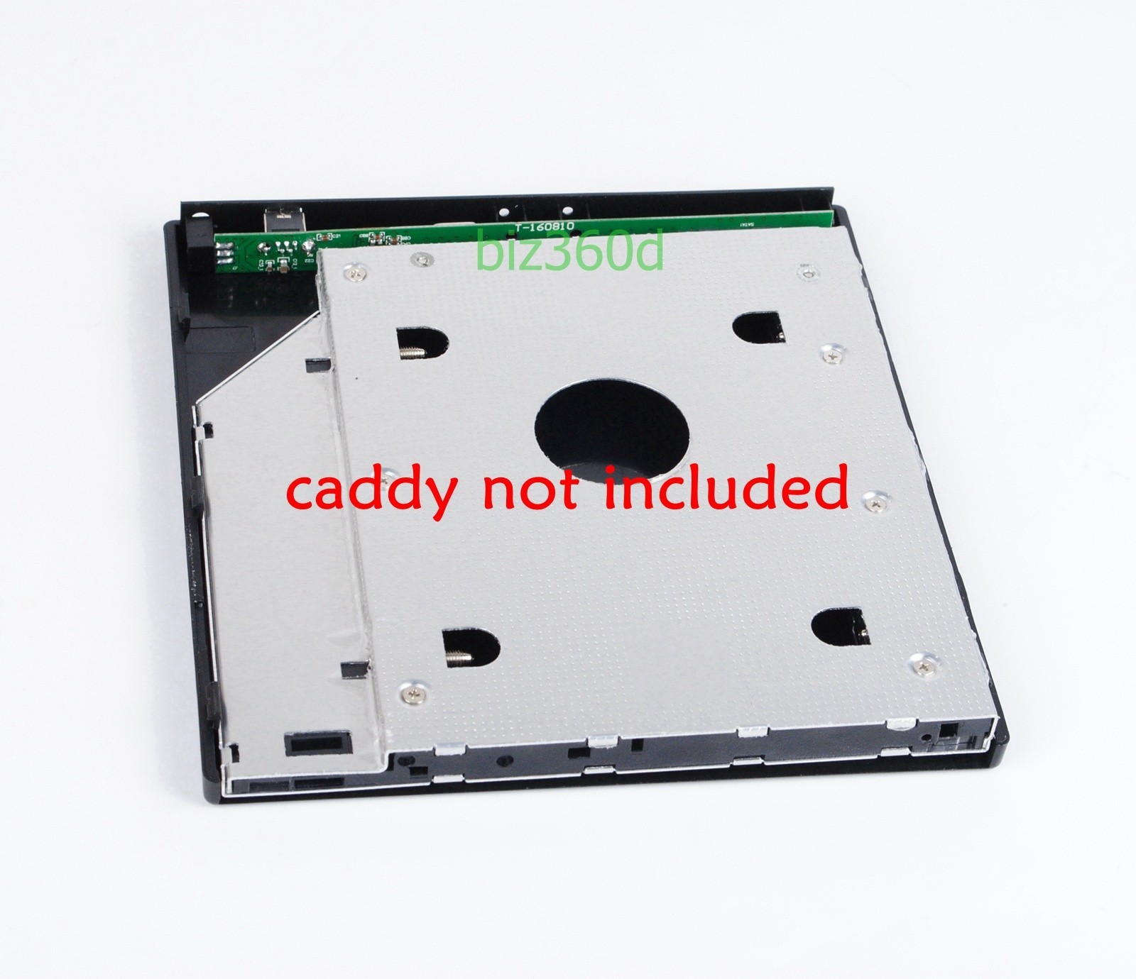 USB Slim External Case Enclosure For 12.7mm SATA CD DVD RW Burner Optical Drive