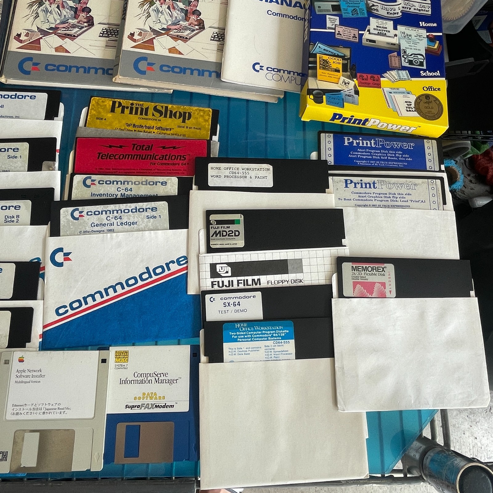 Commodore 64 Business Office Software LOT Floppy Disks Accounting Print FilePro