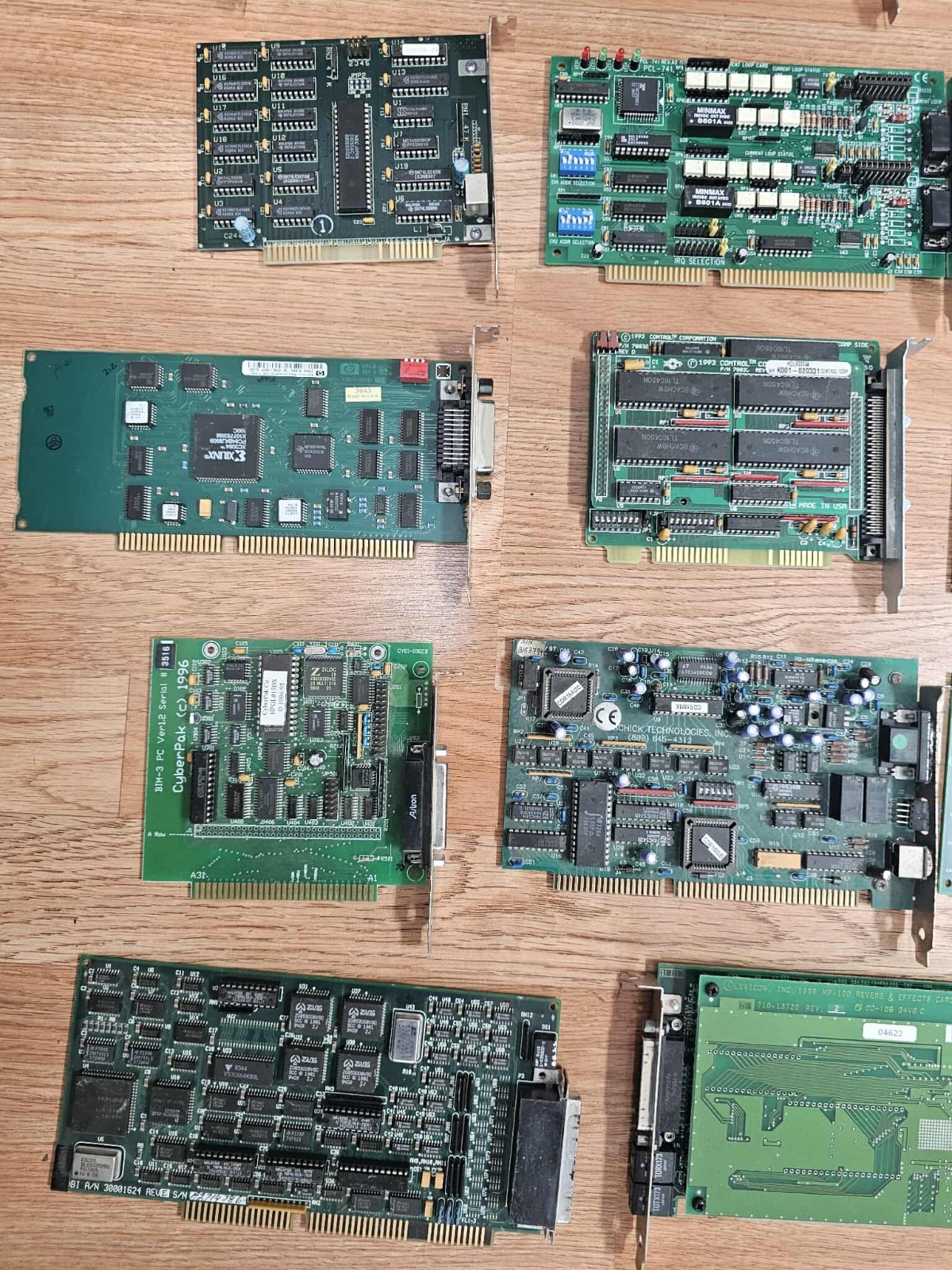 Huge Lot Misc/Random Unknown Proprietary Custom ISA Industrial Controller Cards