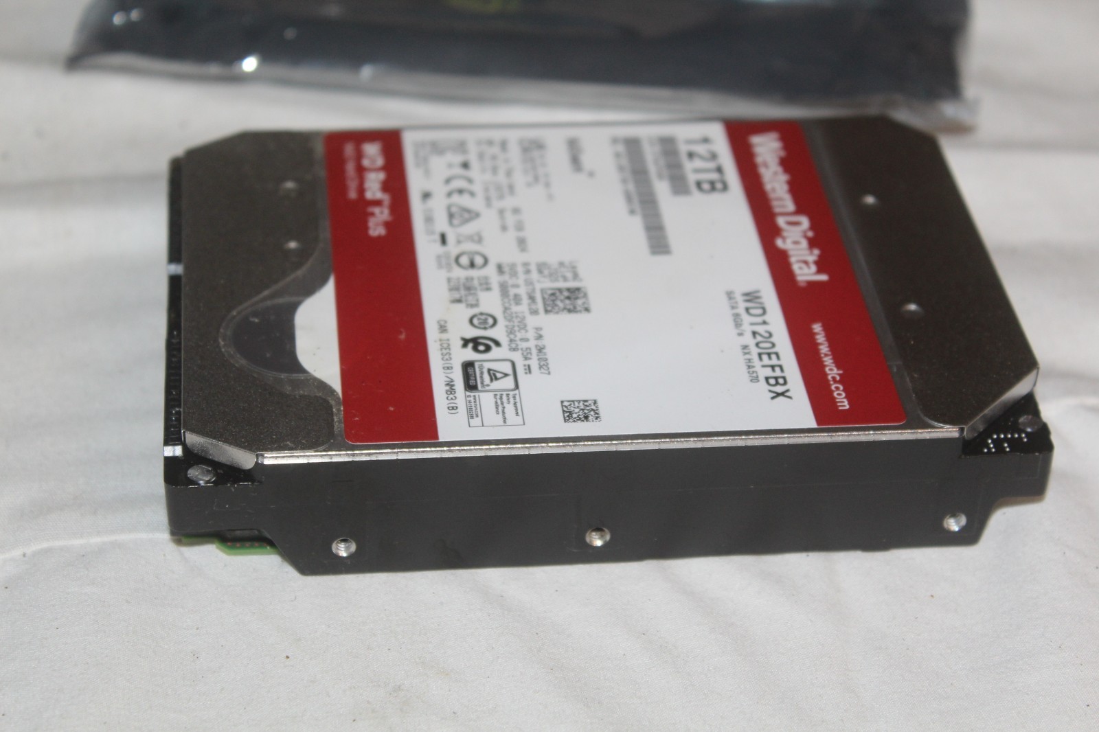 Western Digital 12tb WD120EFBX Red Internal HD Untested