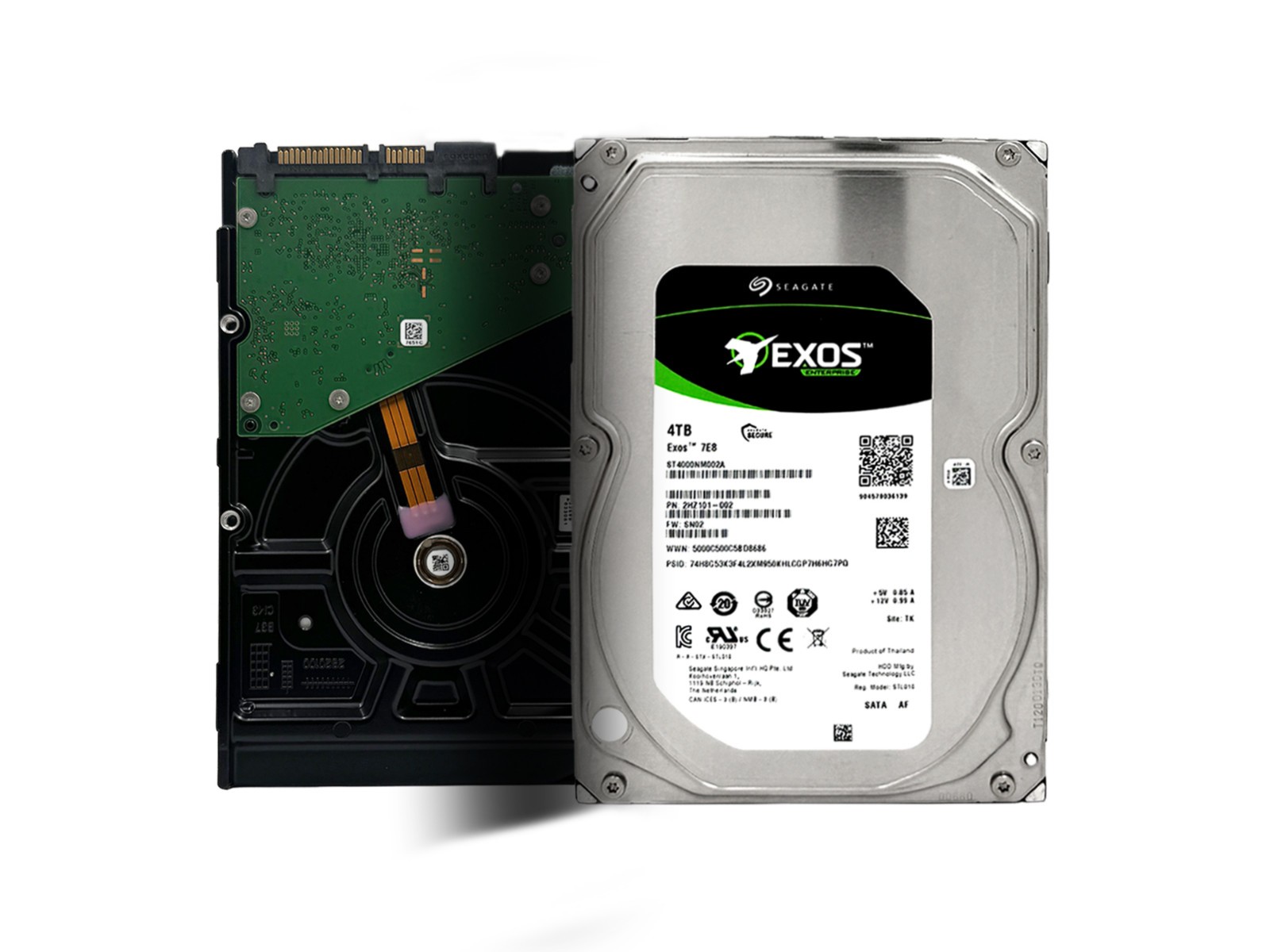 Seagate Exos 7E8 4TB 7200 SATA 6Gb/s 3.5″ Enterprise Hard Drive – ST4000NM002A